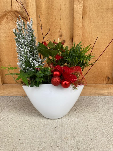 Large Holiday Planter