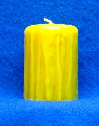 Rustic Pillar Candle Mould 2.3" x 3"