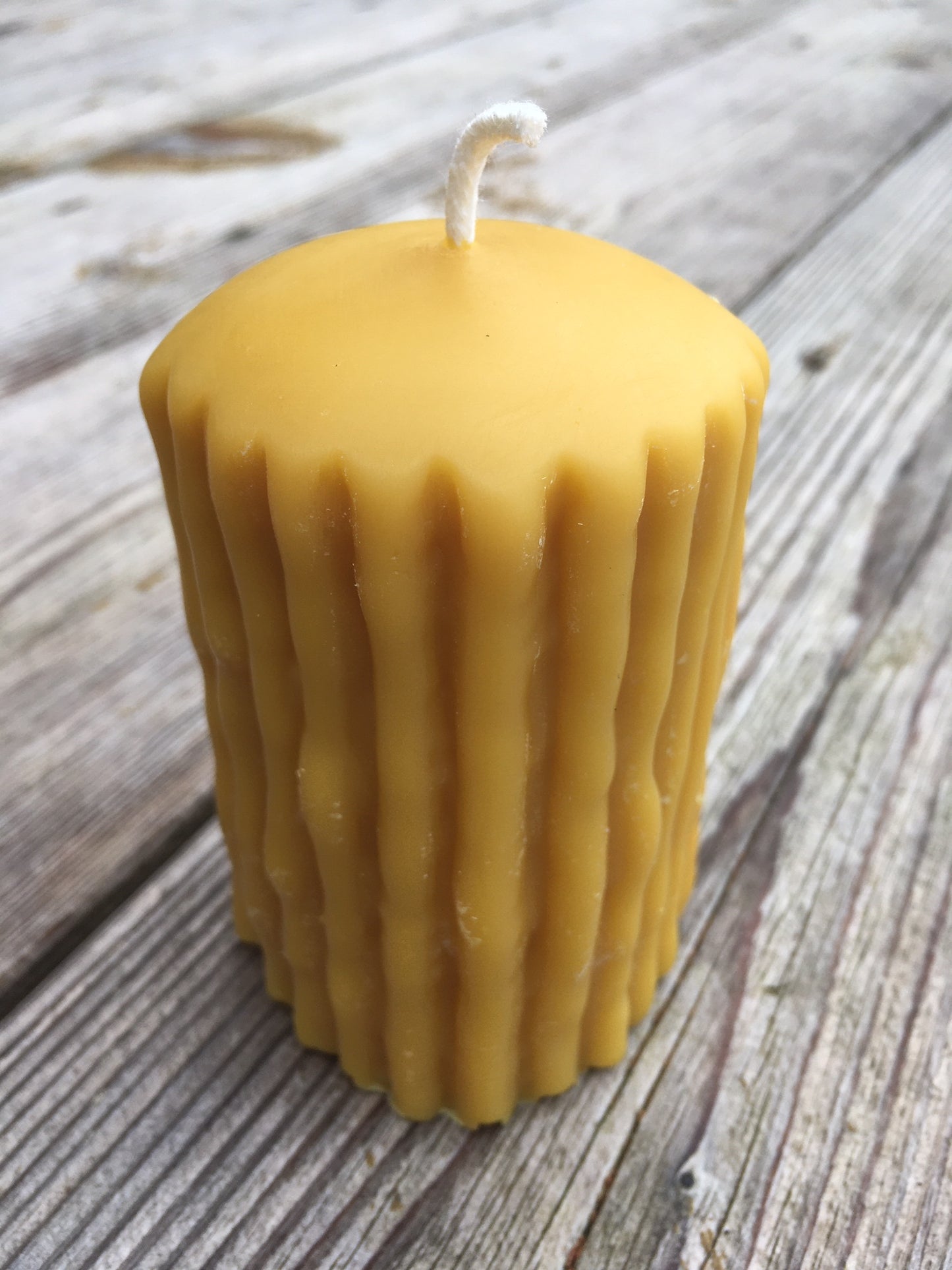 Rustic Pillar Candle