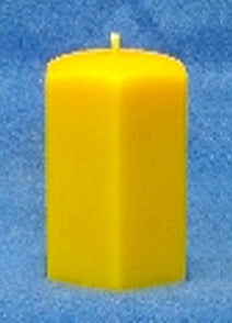 Hexagon Candle Mould 2.25" x 3"