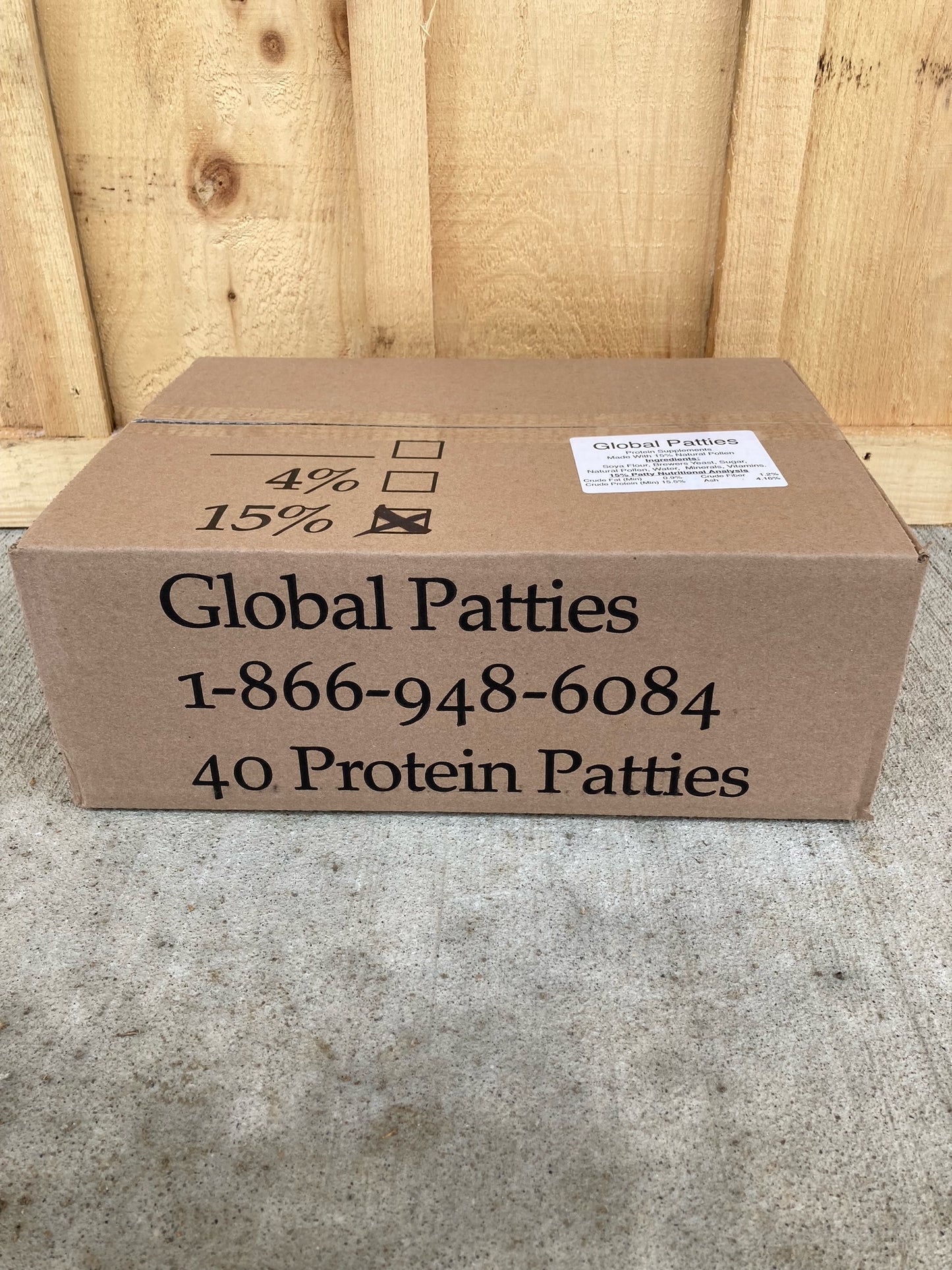 Bee Pollen Patties - 40lb