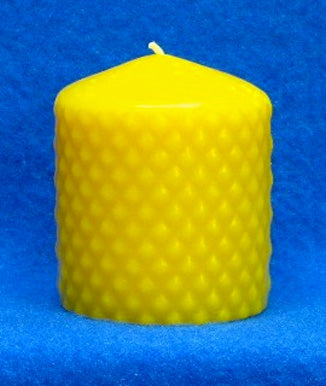 Diamond Pillar Candle Mould 2.75" x 3"